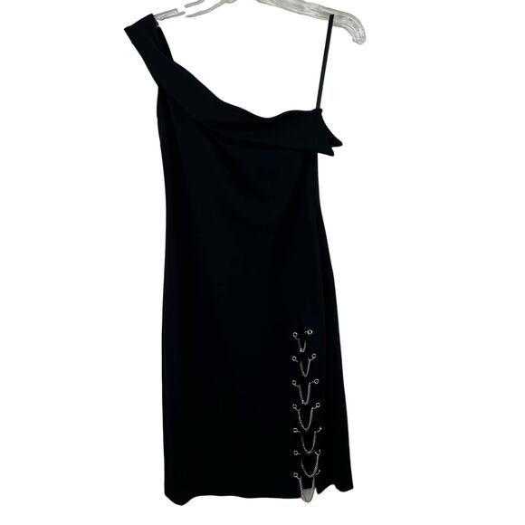 NBD Black Off-Shoulder Mini Dress - Picture 2 of 10